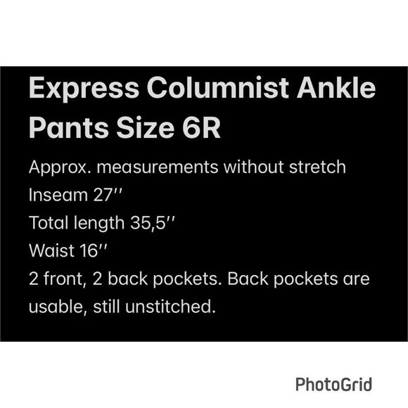 Express Columnist Colorblock Pants 6R - Picture 7 of 7